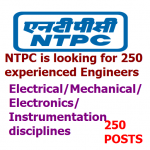 ntpc recruitment for experienced engneers