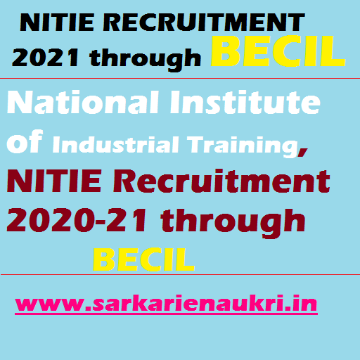 NITEI Recruitment 2021