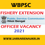 WBPSC FEO Recruitment 2021
