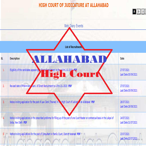 allahabad high court law clerk 2021 recruitment