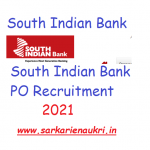 South Indian Bank PO Recruitment 2021