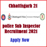 Chhattisgarh Police sub inspector 2021