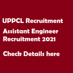 UPPCL AE assistant engineer 2021
